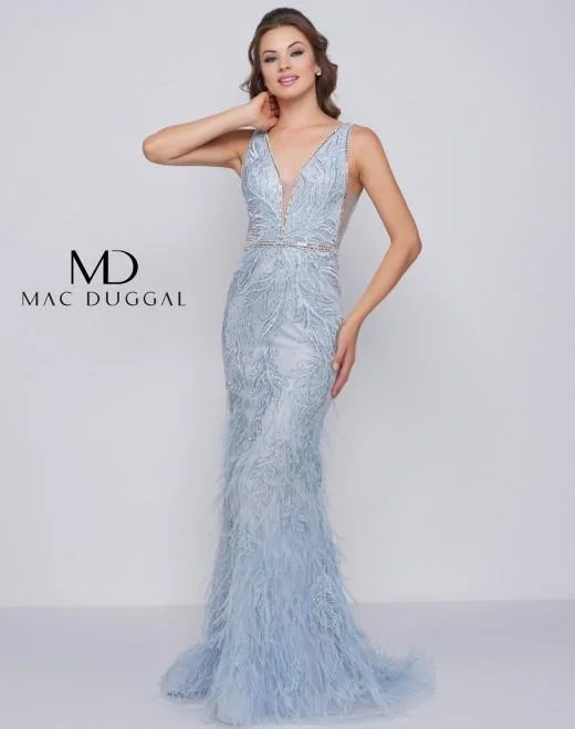 Luxe Embroidered Gown Mac Duggal Long Formal Prom Dress Sale