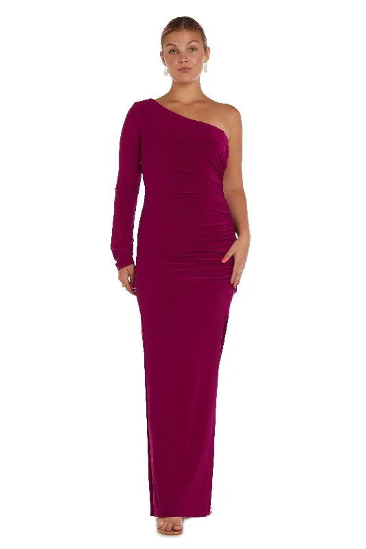 Unique Cocktail Dress Magenta 6P Nightway Long Formal Petite Dress 22158P