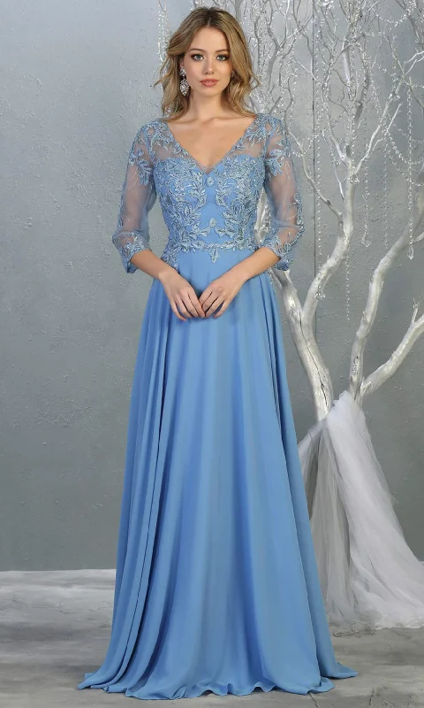 Embellished Maxi Dress May Queen RQ7820 - MF