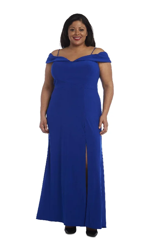 Bold Red Dress Morgan & Co 12343WMM Long Plus Size Evening Dress Sale