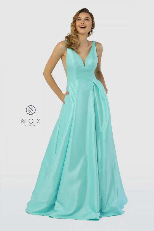 Statement Sleeve Dress Nox Anabel E156 Mint S Sale