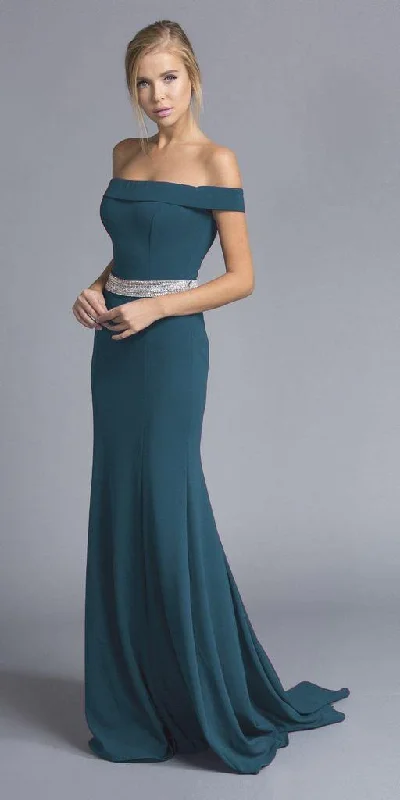 Sheer Panel Dress Off Shoulder Long Formal Dress Sale