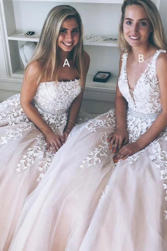 Bold Red Dress Princess A-line Tulle Long with Appliques Wedding Dress Hot Sell Prom Gown Bold Red Dress Princess A-line Tulle Long with Appliques Wedding Dress Hot Sell Prom Gown