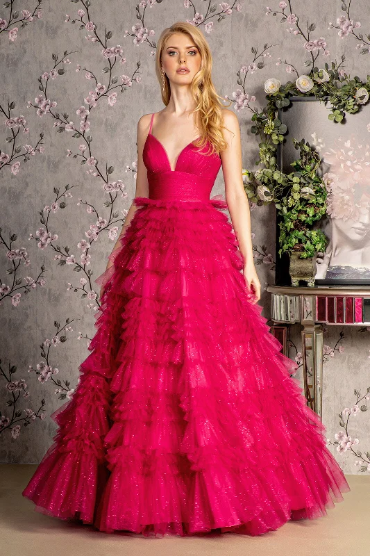 Satin Draped Gown Prom Formal A Line Long Gown
