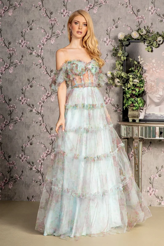 Luxury Satin Gown Prom Long Formal Evening Dress