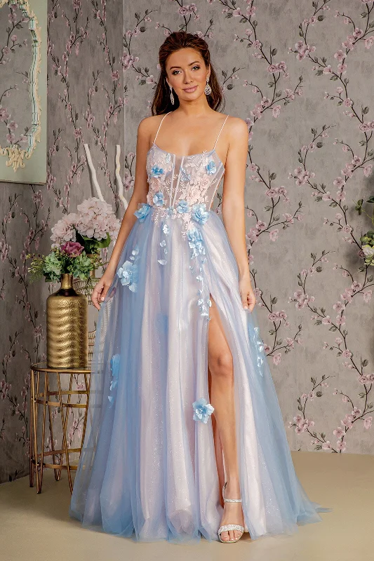 Artistic Embroidered Dress Prom Long Formal Evening Gown