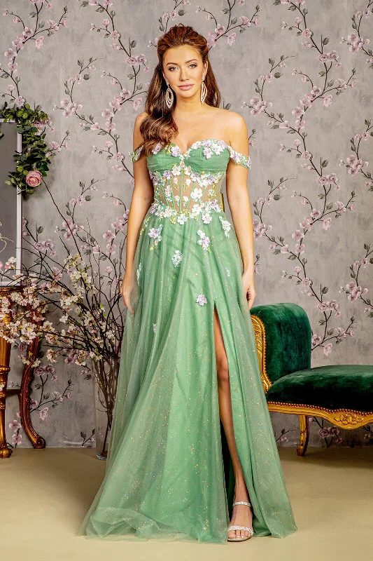 Bold Red Dress Prom Long Glitter Formal Dress