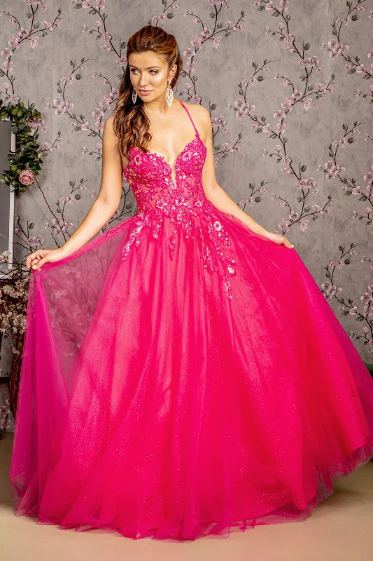 Sweetheart Neckline Dress Prom Long Sequin Glitter Formal Dress