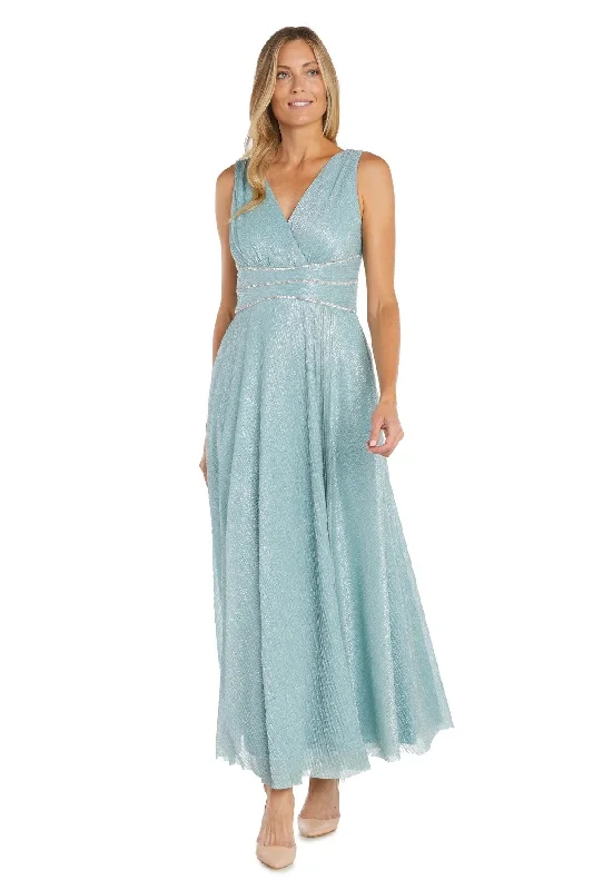 Majestic Ball Gown R&M Richards 1665 Long Formal Pleated Evening Dress