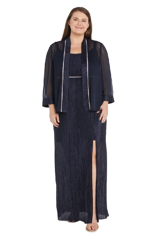 Majestic Ball Gown R&M Richards 9048W Long Plus Size Formal Jacket Dress