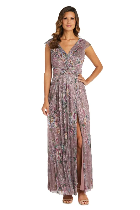 Pearl Embellished Gown R&M Richards 9366P Rose 12P Sale