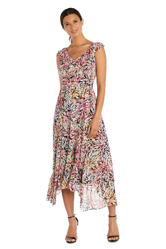 Unique Cocktail Dress R&M Richards 7204P High Low Sleeveless Petite Dress