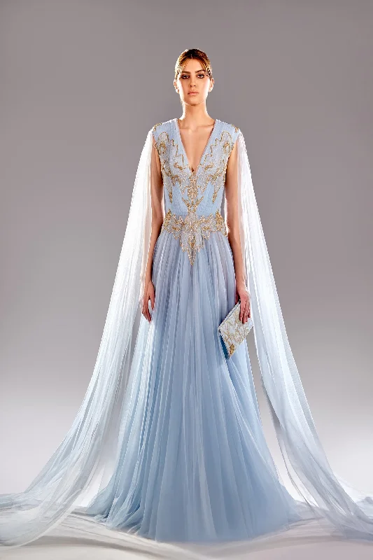 Floral Embroidery Dress Reverie Couture SP24103