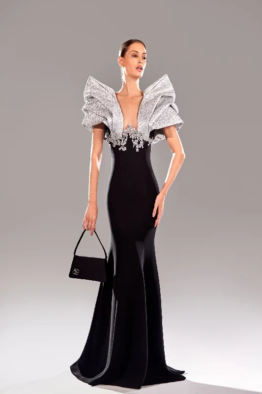 Draped Formal Dress Reverie Couture SP24110