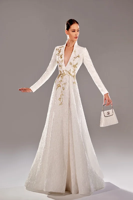 Ruched Velvet Dress Reverie Couture SP2475