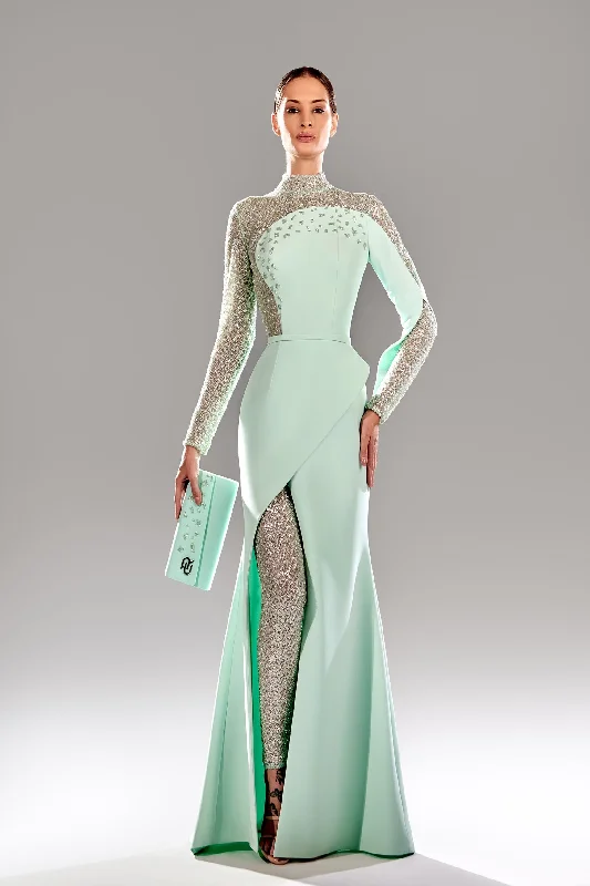Stunning Silk Gown Reverie Couture SP2484