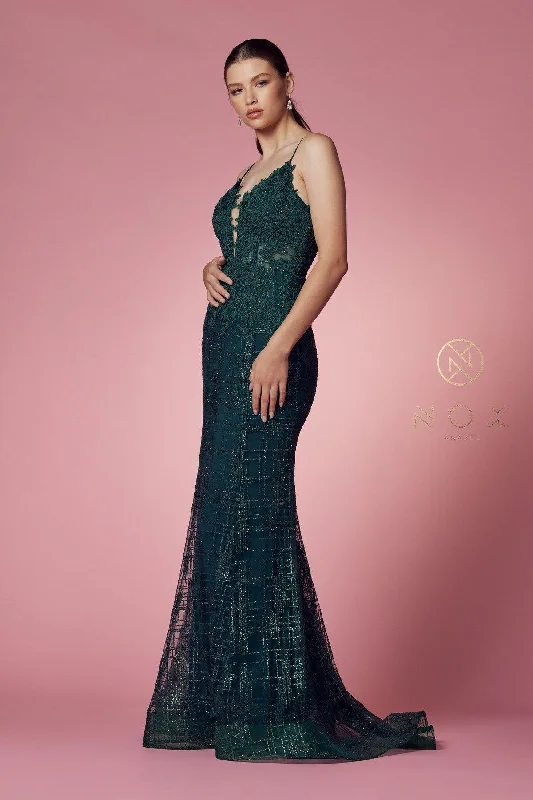 Exquisite Couture Dress Sexy Formal Long Prom Dress Green
