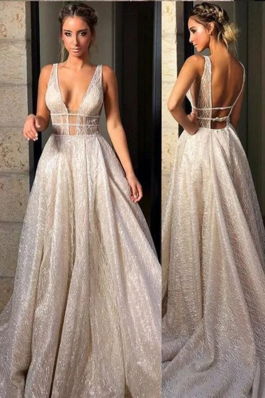 Statement Chiffon Dress Sexy Sparkly Deep V Neck Sequin Prom Dresses Wedding Dress Bridal Gown Statement Chiffon Dress Sexy Sparkly Deep V Neck Sequin Prom Dresses Wedding Dress Bridal Gown