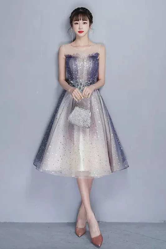 Romantic Soft Satin Dress Shiny Round Neck Short Prom Homecoming Dresses, Fashion Sequins Formal Graduation Evening Dresses WT1009 Romantic Soft Satin Dress Shiny Round Neck Short Prom Homecoming Dresses, Fashion Sequins Formal Graduation Evening Dresses WT1009