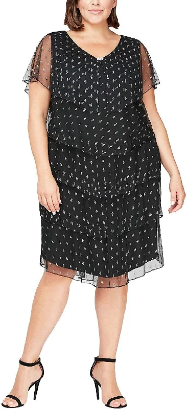 Unique Formal Dress SL Fashions 9433131 Plus Size Short Formal Dress