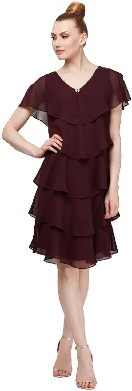 Perfect Fit Dress SL Fashions 9170434 Short Formal Dress