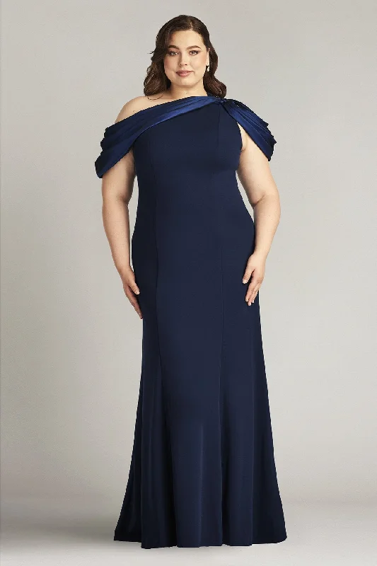 Vivid Color Gown Tadashi Shoji CY22037LQ Long Plus Size Formal Fitted Evening Gown Vivid Color Gown Tadashi Shoji CY22037LQ Long Plus Size Formal Fitted Evening Gown