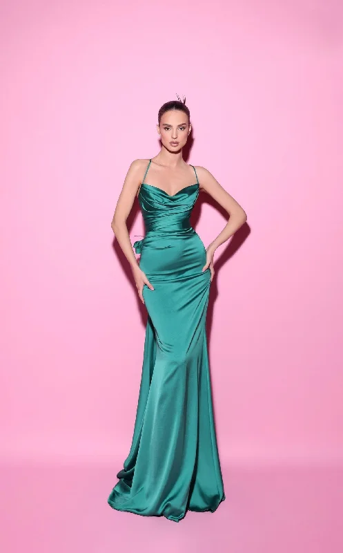 Glittering Evening Gown Tarik Ediz 54014 Dress