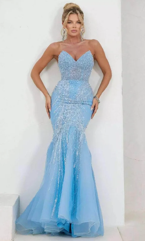 Rich Velvet Dress Terani Couture 241P2171 - Bead Sequin Prom Dress