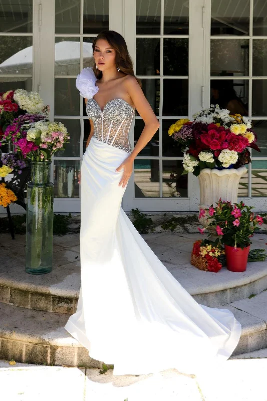 Perfect Prom Dress Ava Presley Beaded Illusion Prom Dress 39558