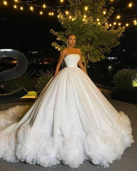 Off-White Gown Ball gown prom dress evening dress,WD5748