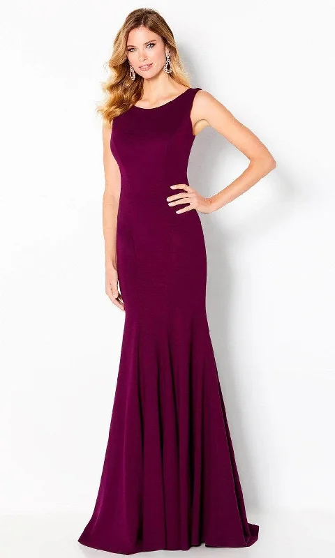 Stylish Taffeta Dress Cameron Blake by Mon Cheri - V-Back Jersey Evening Gown 220635 Stylish Taffeta Dress Cameron Blake by Mon Cheri - V-Back Jersey Evening Gown 220635