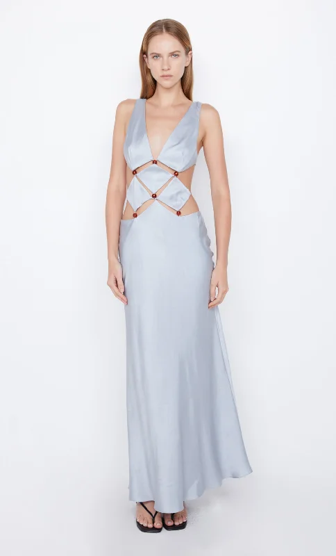 Perfect Prom Dress AGATHE DIAMOND DRESS - DOVE BLUE