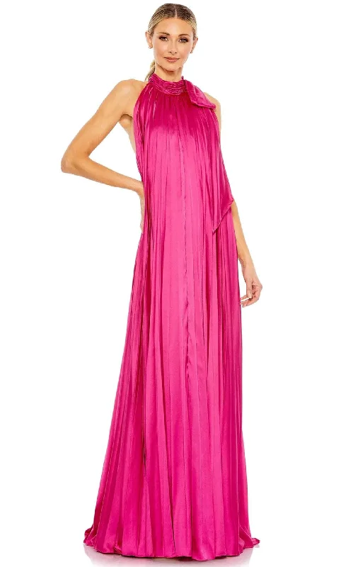 Floral Beaded Gown Ieena Duggal 26926 - Halter Neck Gown