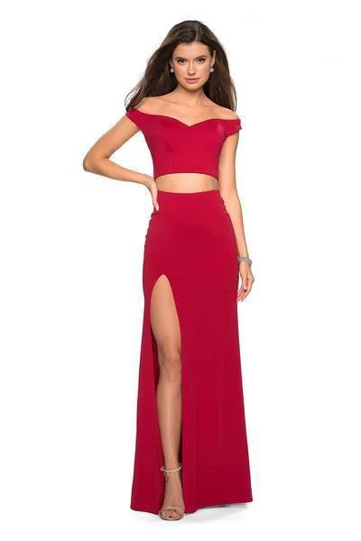 Dark Green Dress La Femme 27496