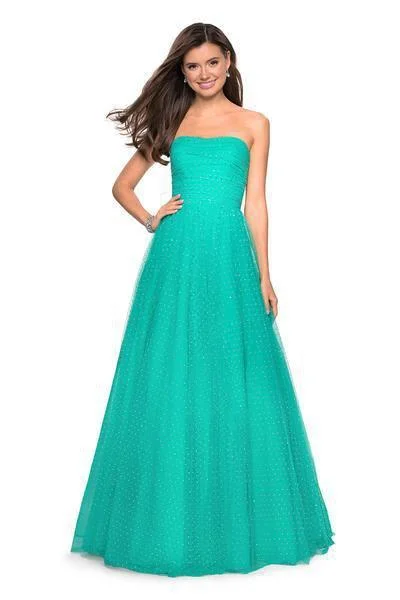 Embellished Maxi Dress La Femme 27630