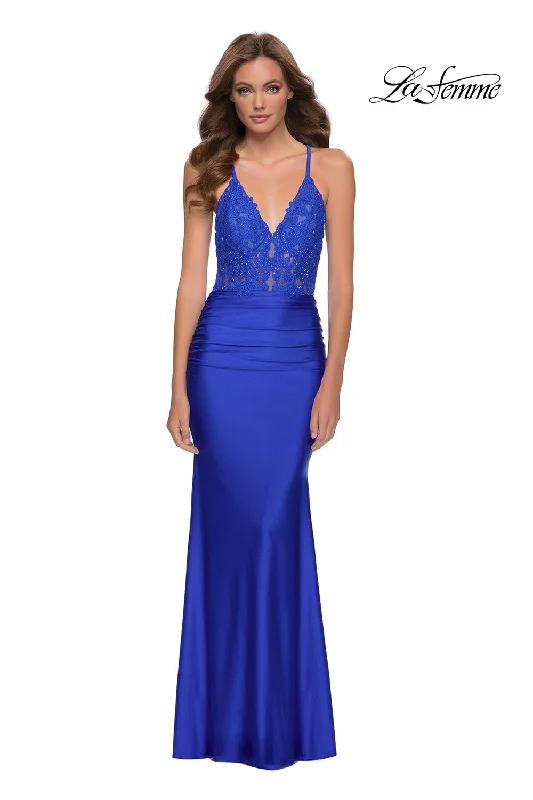 Statement Chiffon Dress La Femme 29688 Dresses