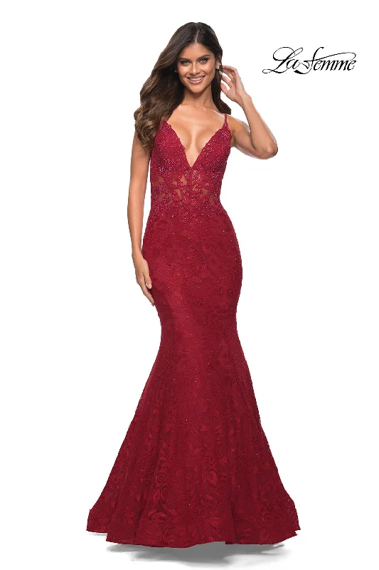 Metallic Formal Dress La Femme 30320 Dresses