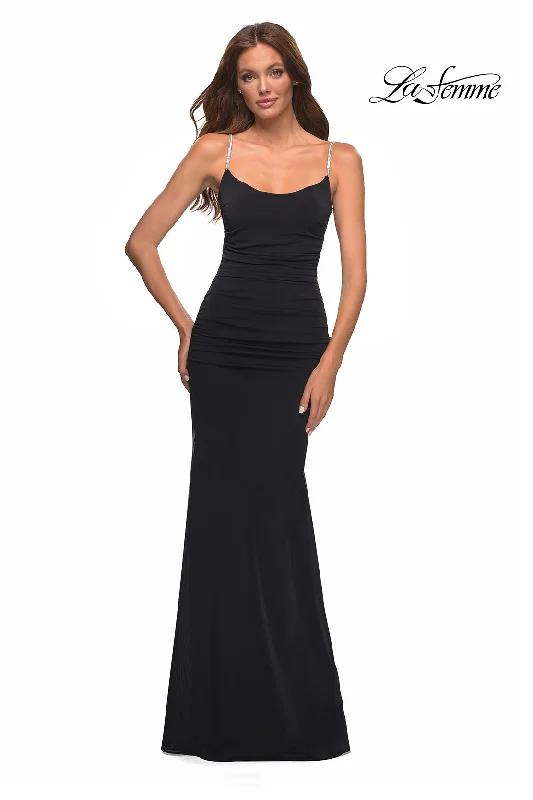 Side Slit Gown La Femme 30701 Dresses