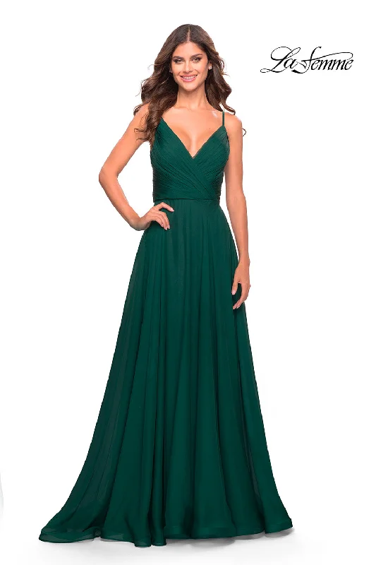 Draped Formal Dress La Femme 31500 Dresses