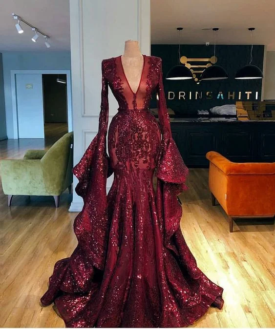 Draped Formal Dress long sleeve prom dresses, sequins evening dresses, lace prom dresses, mermaid evening dresses, burgundy prom dresses,DS5042 Draped Formal Dress long sleeve prom dresses, sequins evening dresses, lace prom dresses, mermaid evening dresses, burgundy prom dresses,DS5042