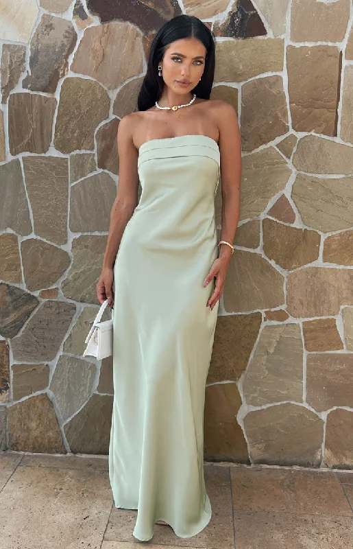 Ethereal Formal Gown Maiah Sage Maxi Dress