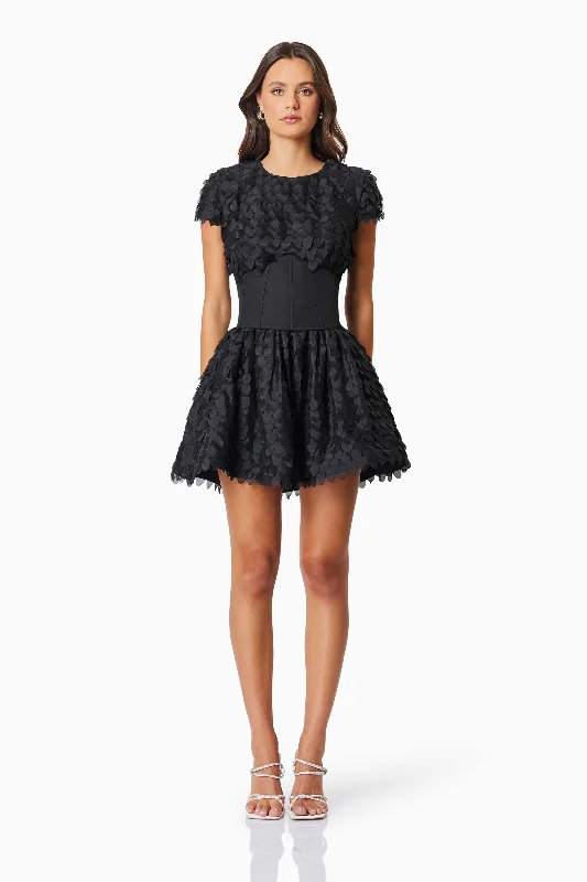 Open Back Dress OMR x ELLIATT: Amberwing Dress In Black