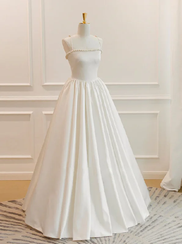 Dramatic Ball Gown Prom Dresses,Simple ivory satin long prom dress, ivory long evening dress,DP24580 Dramatic Ball Gown Prom Dresses,Simple ivory satin long prom dress, ivory long evening dress,DP24580