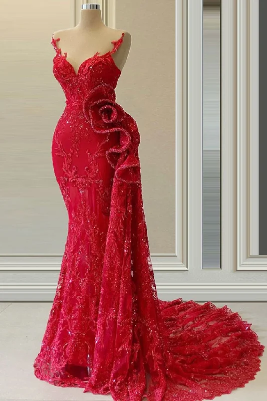 Pearl Embellished Gown red evening dress, elegant evening dresses, formal wear, sparkly evening dress, lace applique evening dresses, evening dresses 2022,DS5049 Pearl Embellished Gown red evening dress, elegant evening dresses, formal wear, sparkly evening dress, lace applique evening dresses, evening dresses 2022,DS5049