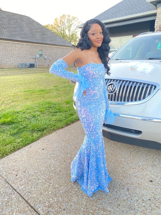 Majestic Ball Gown Sequin Mermaid Evening Dress Custom Made Black Girl Mermaid Prom Gowns,DS4596 Majestic Ball Gown Sequin Mermaid Evening Dress Custom Made Black Girl Mermaid Prom Gowns,DS4596