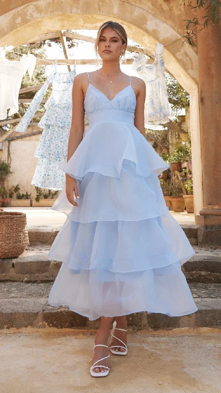 Dazzling Evening Dress Shayla Maxi Dress - Blue
