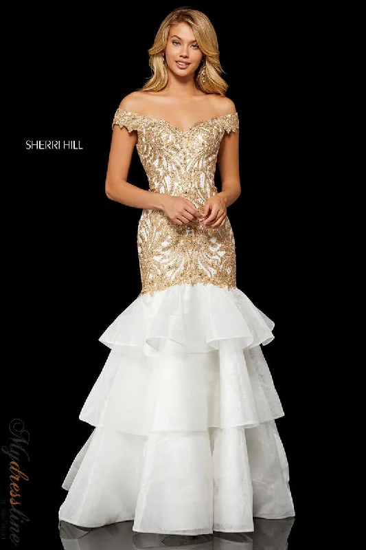 Draped Formal Dress Sherri Hill 52347