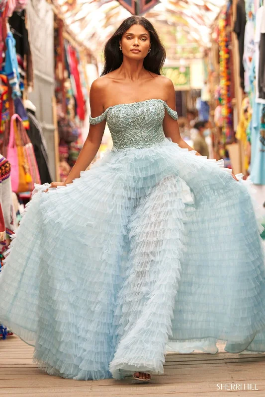 Romantic Floral Dress Sherri Hill 54930 Dresses
