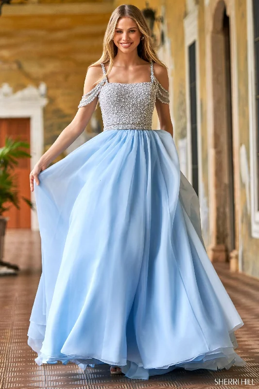 Draped Formal Dress Sherri Hill 54976