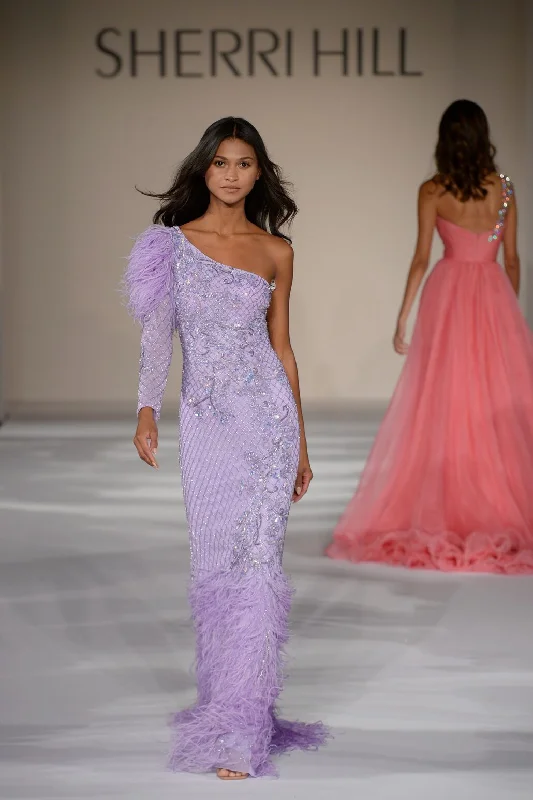 Side Slit Gown Sherri Hill 54982 Dresses